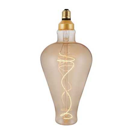 Ampoule LED dorée filament spiral 5W E27 Dimmable 2000K