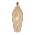 Ampoule décorative cabossée 5W 2000K E27 ambre