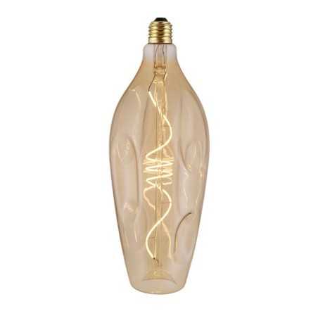 Ampoule décorative cabossée 5W 2000K E27 ambre