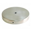 Support en métal en acier mat de 160 mm de diamètre avec une sortie