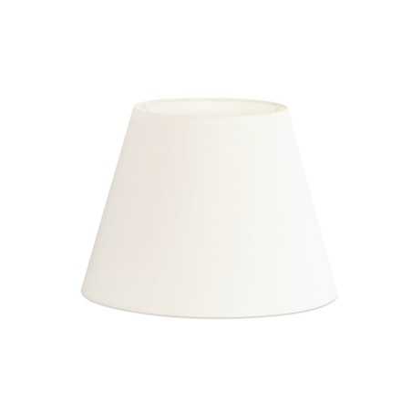 Abat-jour textile couleur blanche 400mm x 290mm conique