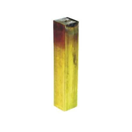 Tube laiton 350mm x 60mm x 60mm avec support supérieur