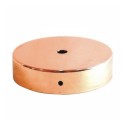 Support en métal, cuivre brillant, 60mm de diamètre avec une sortie