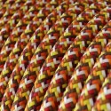 Câble décoratif textile à mètres homologué pixel rétro