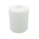 Cylindre en verre blanc mat pour lampes de 120mm
