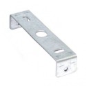 Support métal noir pour bouton interrupteur 80mm