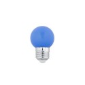 Ampoule LED sphérique bleu pour guirlande 1,5W E27