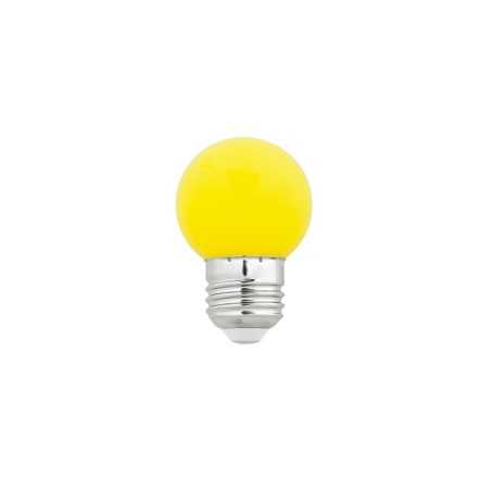 Ampoule LED sphérique jaune pour guirlande 1,5W E27