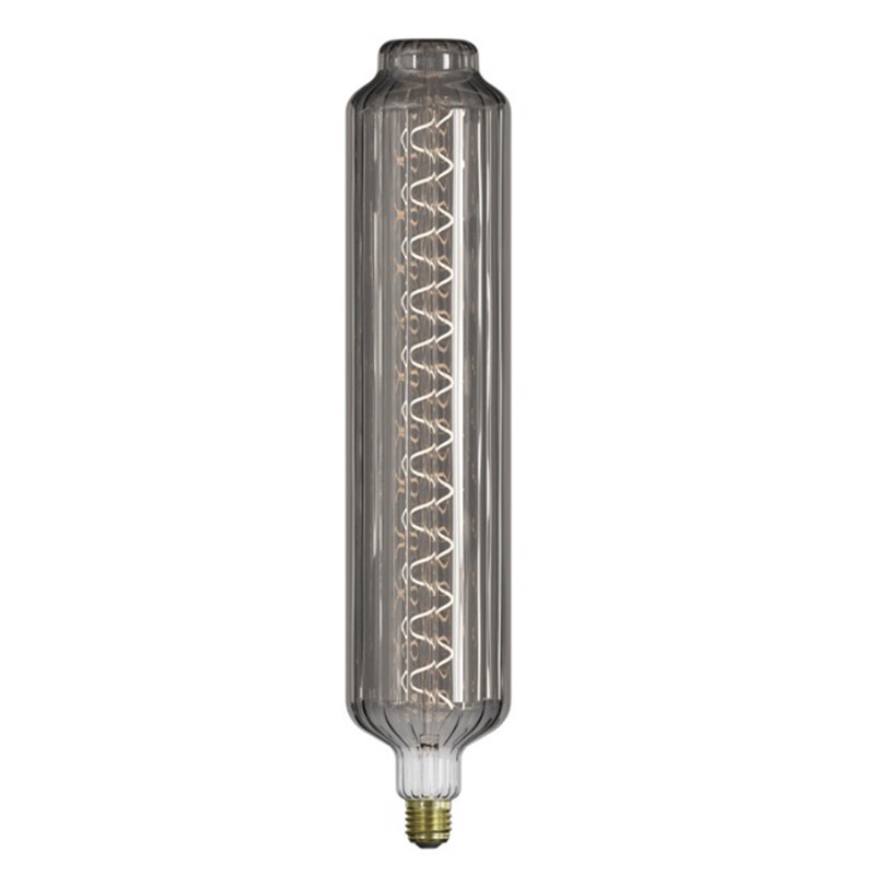 Ampoule LED cylindrique 6W fumé E27 95mmx465mm