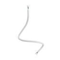 Tube flexible recouvert de tissu couleur blanc