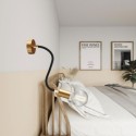 Tube flexible recouvert de tissu couleur noir