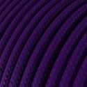 Câble décoratif textile à mètres homologué couleur mauve