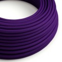 Câble décoratif textile à mètres homologué couleur mauve
