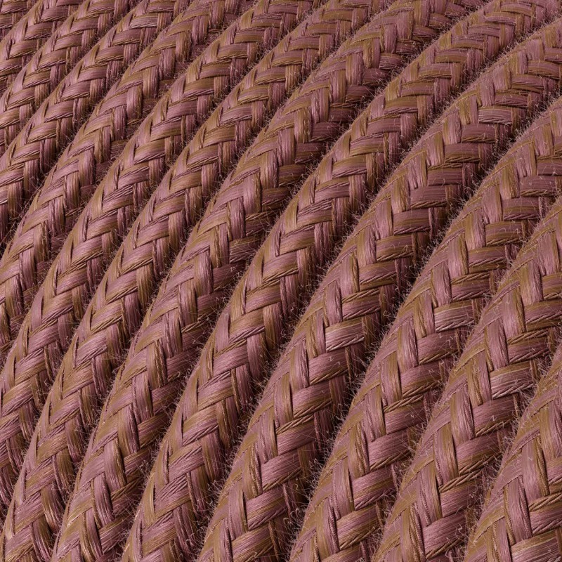Câble décoratif textile à mètres homologué couleur tuile