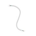 Tube flexible recouvert de tissu couleur argent