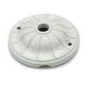 Rosace de plafond en porcelaine avec gravure rétro 71mm
