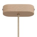 Support en bois de forme ovale 120mm pour lampes