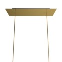 Support en métal couleur laiton 675mm long x 225mm large