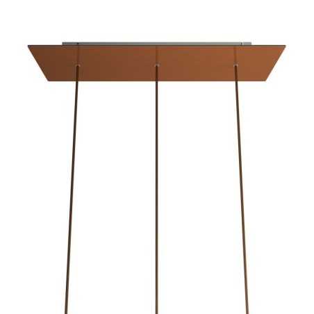 Support métal cuivre 675mm long x 225mm large 3 trous
