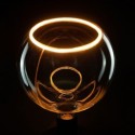 Ampoule LED 6W dimmable effet globe verre chaud