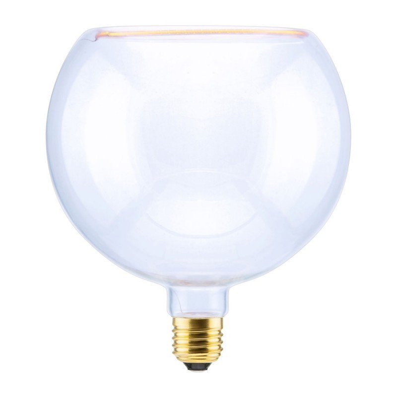 Ampoule LED 6W dimmable effet globe verre chaud