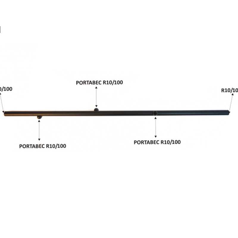 Cadre 770 mm tube 16 mm avec plusieurs sorties