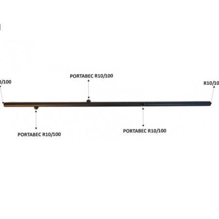 Cadre 770 mm tube 16 mm avec plusieurs sorties