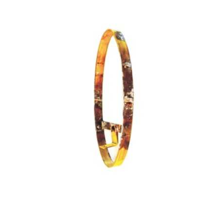 Cadre ovale en laiton pour applique murale 260mm x 95mm
