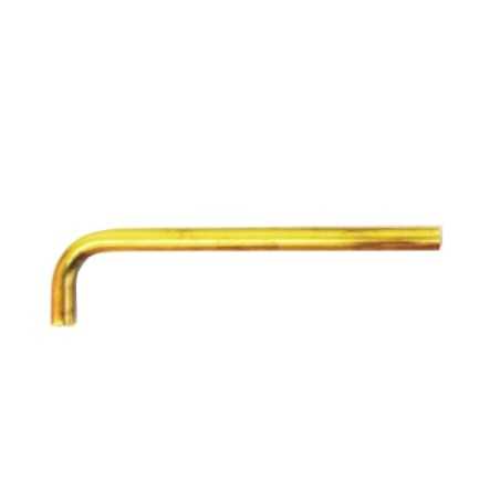 Tube 12 mm forme L filetage interne M10 400 mm x 50 mm