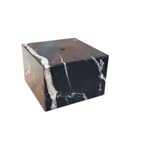 Pied en marbre pour lampes 120mm x 120mm x 70mm