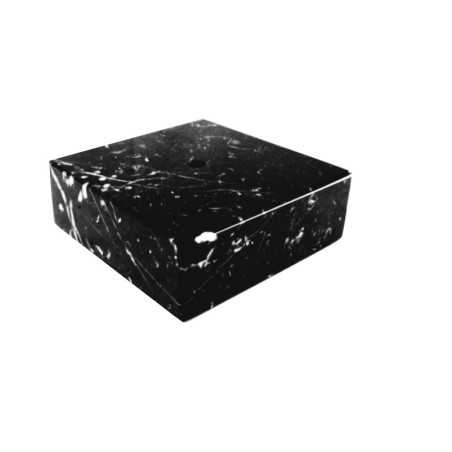 Pied en marbre pour lampes 140mm x 140mm x 50mm