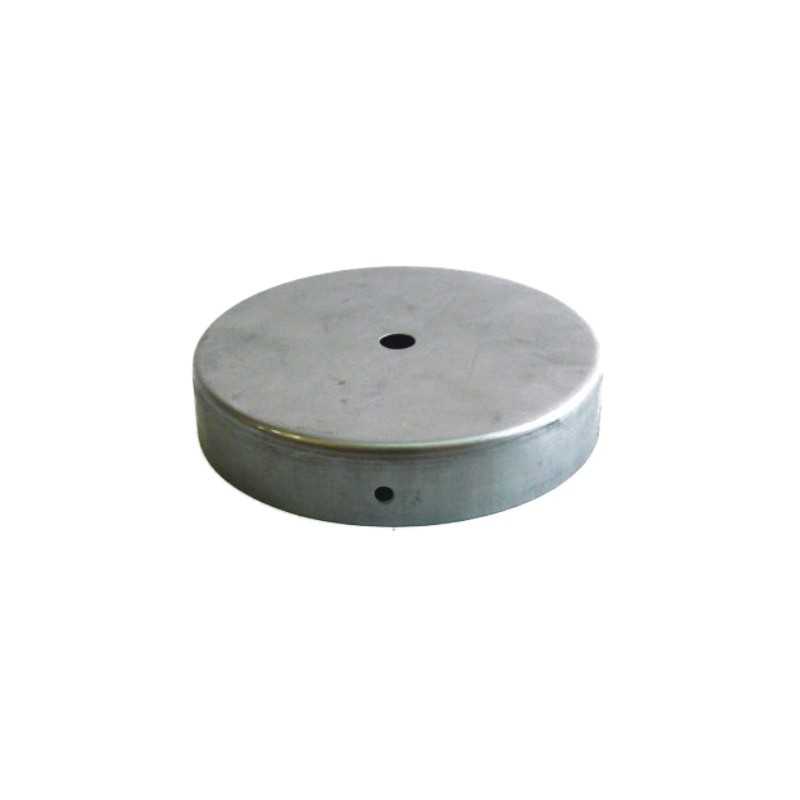 Support métal fer 120mm diamètre x 15mm et une sortie
