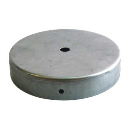 Support métal fer 120mm diamètre x 15mm et une sortie
