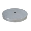 Support métal fer 200mm diamètre x 25mm et une sortie