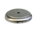 Support avec relief en fer 120 mm diamètre x 20 mm une sortie