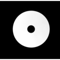 Disque décoratif métal blanc E27 diamètre 200mm x 1mm