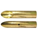 Tube en laiton à onglet de 290 mm de large x 60 mm de diamètre