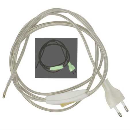 Connexion phosphorescente 200cm prise et interrupteur