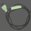 Connexion phosphorescente 200cm prise et interrupteur