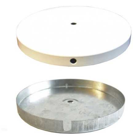 Base pied pour lampes couleur blanche différents diamètres