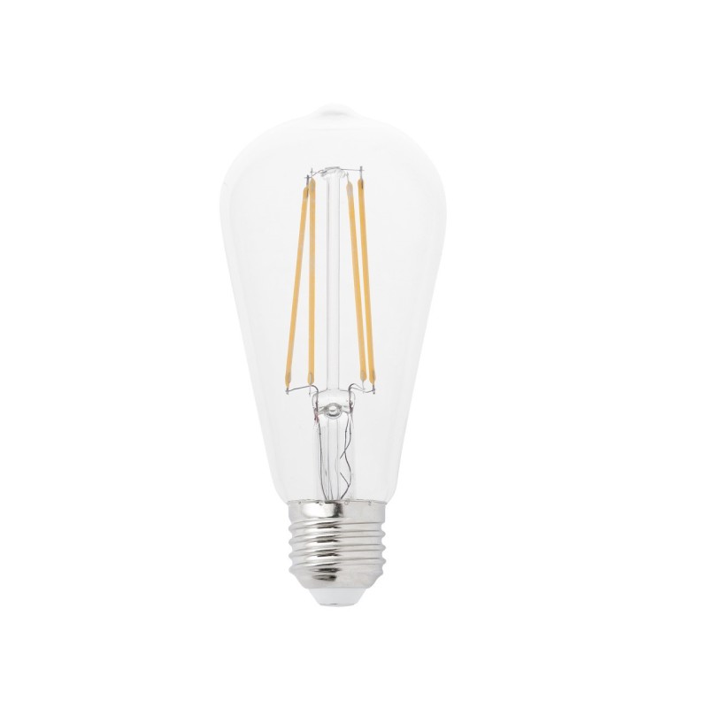 Ampoule LED vintage en forme de poire E27 4W 470Lm transparente