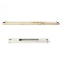 Support métallique 440x23x16h en fer brut 2 trous