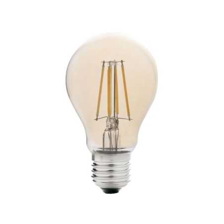 Ampoule LED vintage classique E27 4W 400Lm en verre ambre
