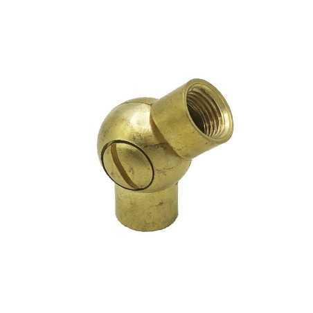 Rotule laiton avec vis hauteur 24mm