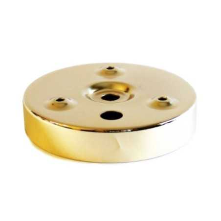 Support finition dorée ø100x22,50h mur ou plafond