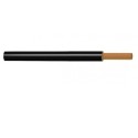 Câble téflon noir type 1 x 0,5 mm2