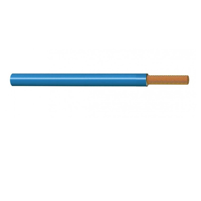 Câble de téflon bleu unipolaire 1 x 0,75 mm2