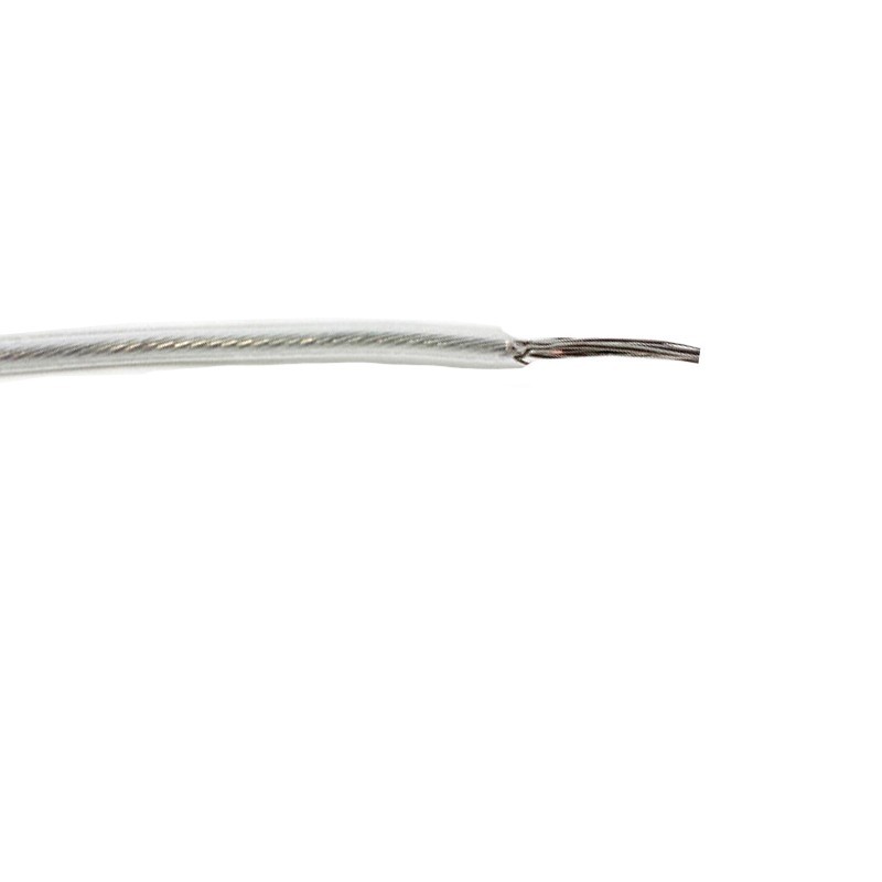 Câble téflon transparent type unipolaire 1 x 0,5 mm2