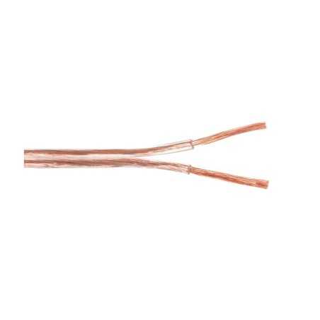 Câble plat en cuivre 2 x 0,50 mm2 audio en PVC