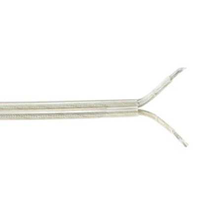 Câble plat transparent 2 x 0,75 mm2 PVC + PCV